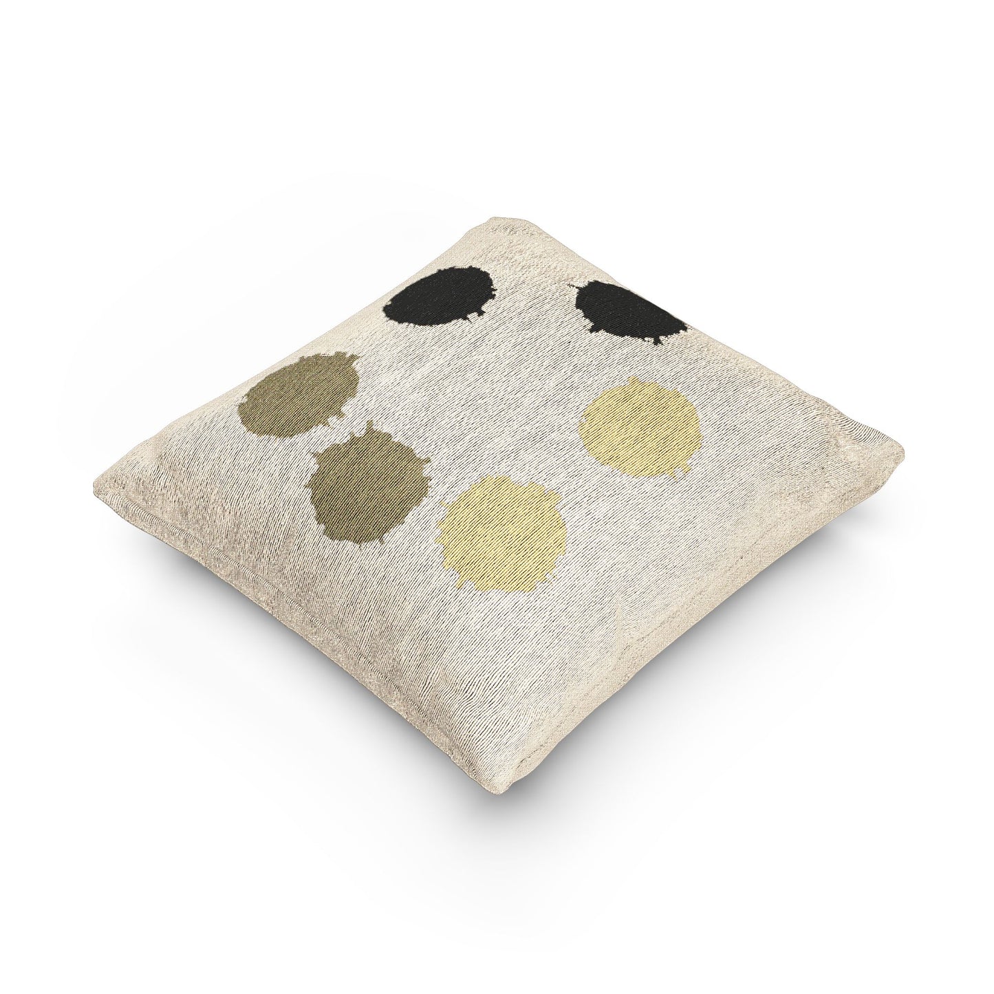 Lemongrass Barrel Woven Pillow, 17" x 18"