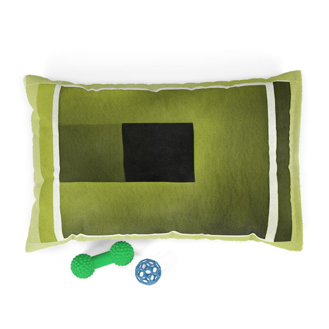 Lemongrass Shadow 28" × 18" Pet Bed