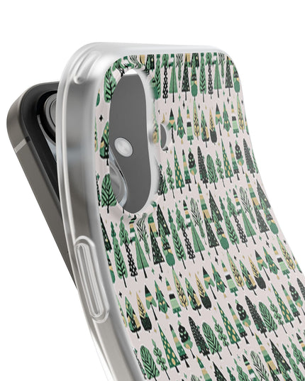 Mini Vintage Green Trees Iphone 16 Flexi Case