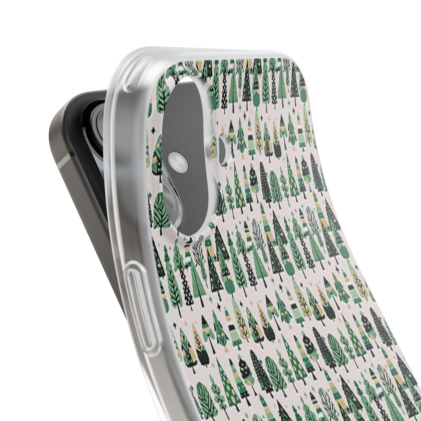 Mini Vintage Green Trees Iphone 16 Flexi Case
