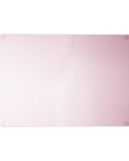 Pink Blush Fade 8" x 11" Glass Cutting Board