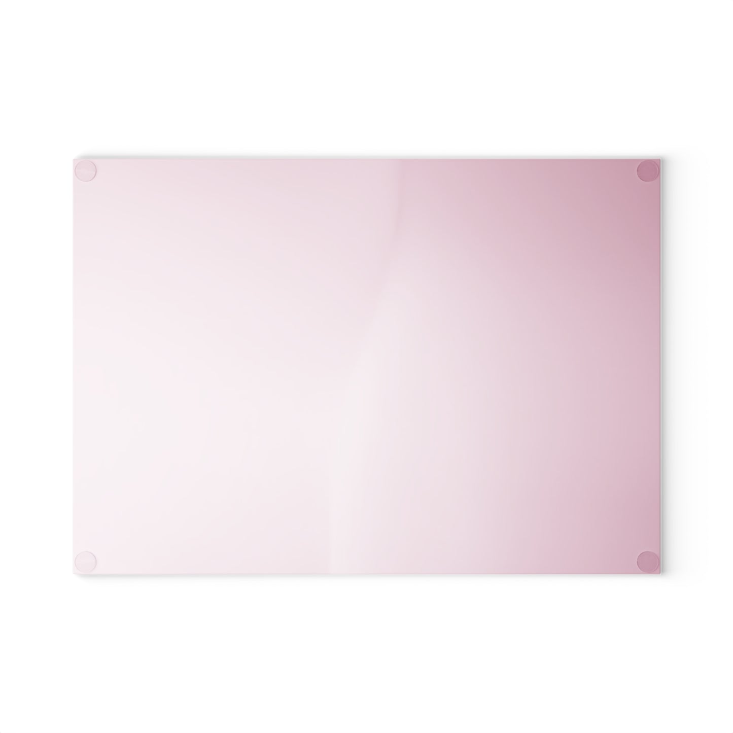Pink Blush Fade 8" x 11" Glass Cutting Board