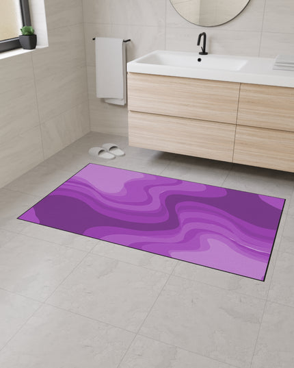Wavey Purple Wavey 36" x 60" Heavy Duty Floor Mat