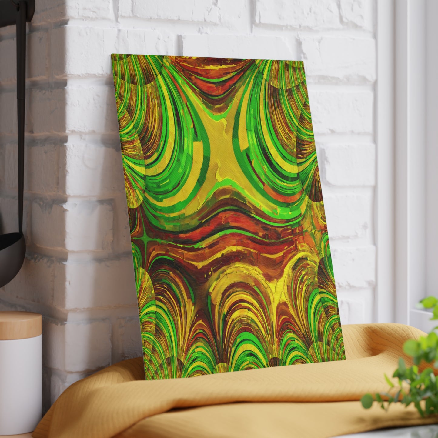 Uzi Spiral Beta 8" x 11" Glass Cutting Board