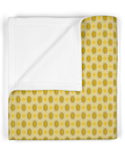 Lemongrass Star-crossed Bodies Soft Fleece Baby Blanket, 30" x 40"