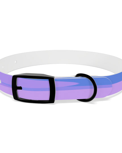 Pastel Purple Family Patches Small Dog Collar