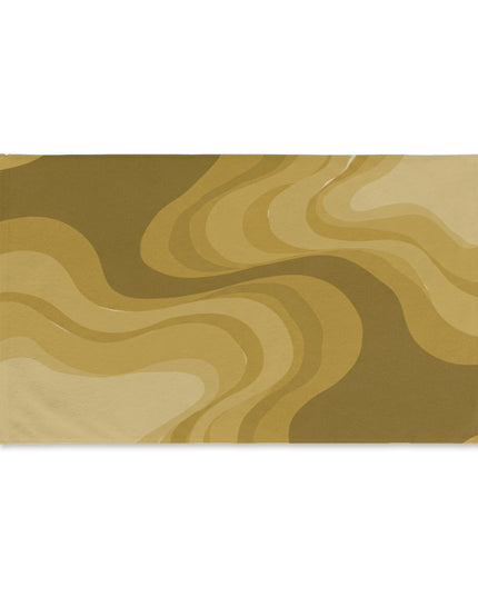 Brown Wavey Hand Towel, 16" x 28"