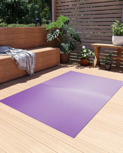 Soft Lavender Fade Outdoor Rug, 36" x 60"
