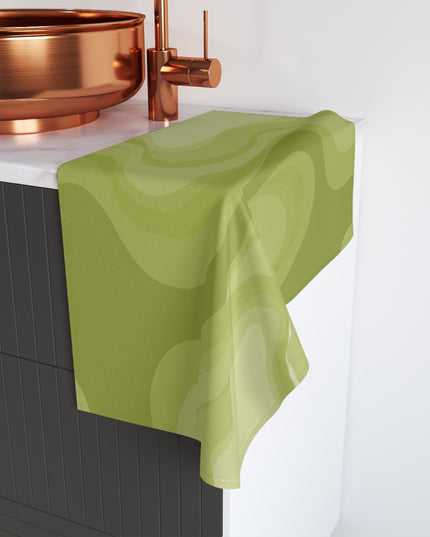 Lemon Wavey Hand Towel, 16" x 28"