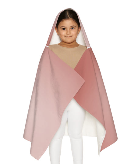 Rose Red Fade Youth Hooded Towel, 24" x 48"