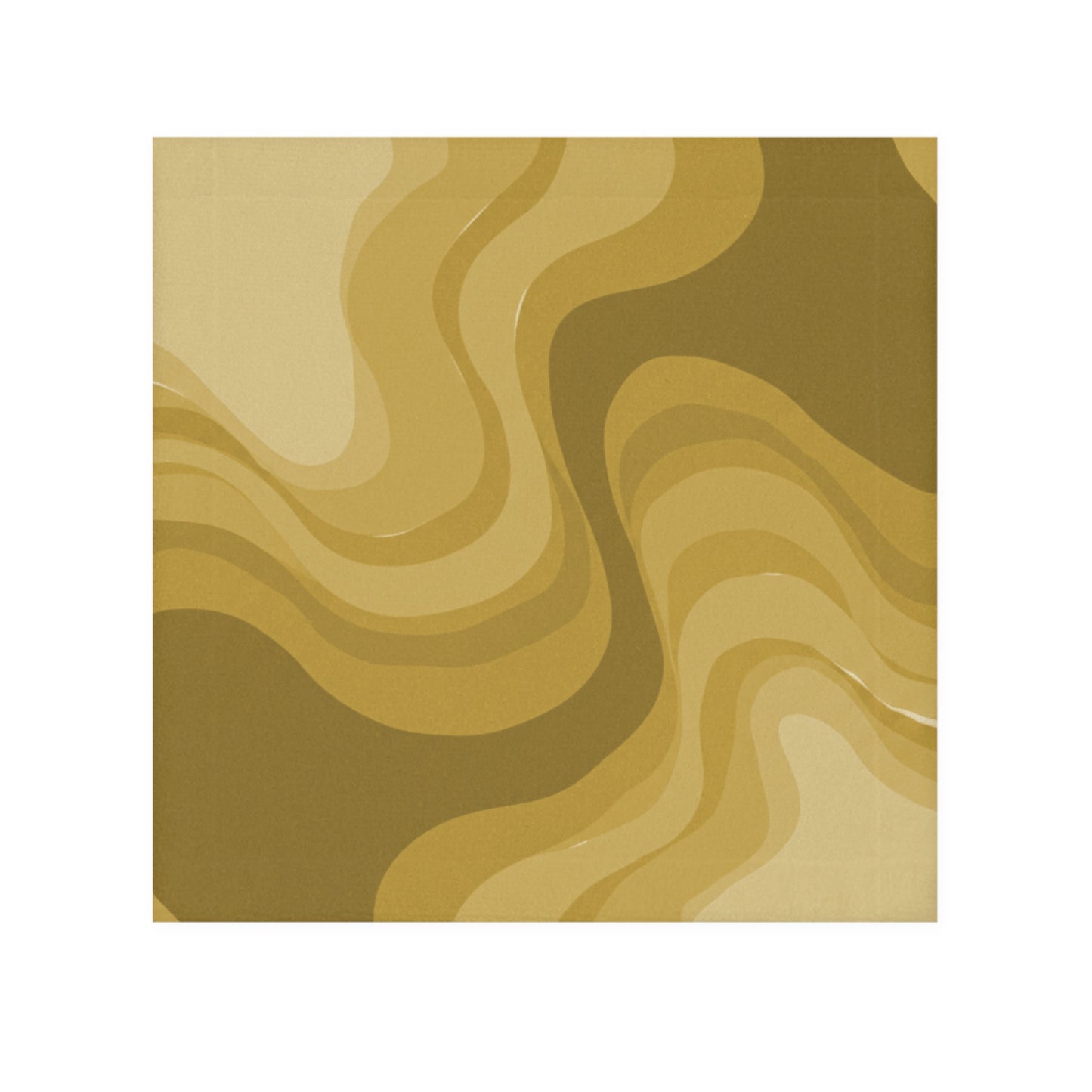 Brown Wavey 13" x 13" Face Towel
