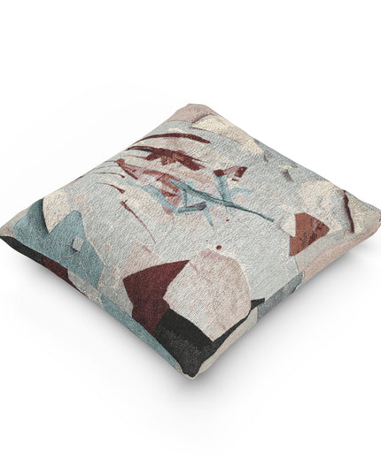 Light Pink Paper Paint Woven Pillow, 17" x 18"