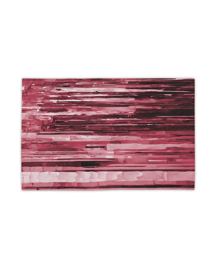 Striped Ruby Beach Towel, 18" x 27"