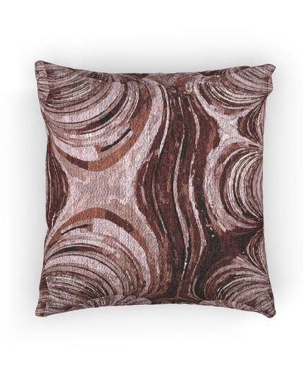 Uzi Spiral Ruby Woven Pillow, 17" x 18"