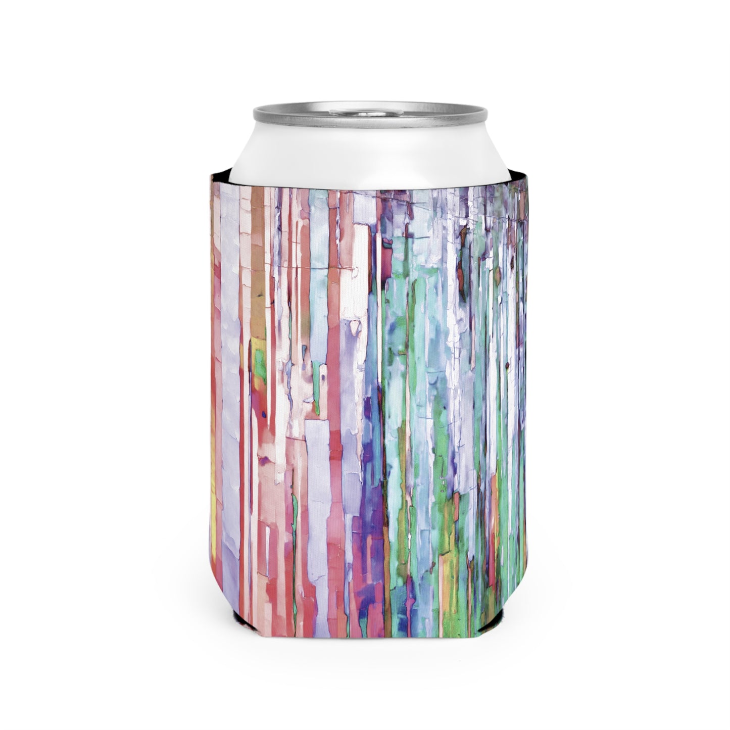 Striped Pastels 12 oz Can Cooler Sleeve