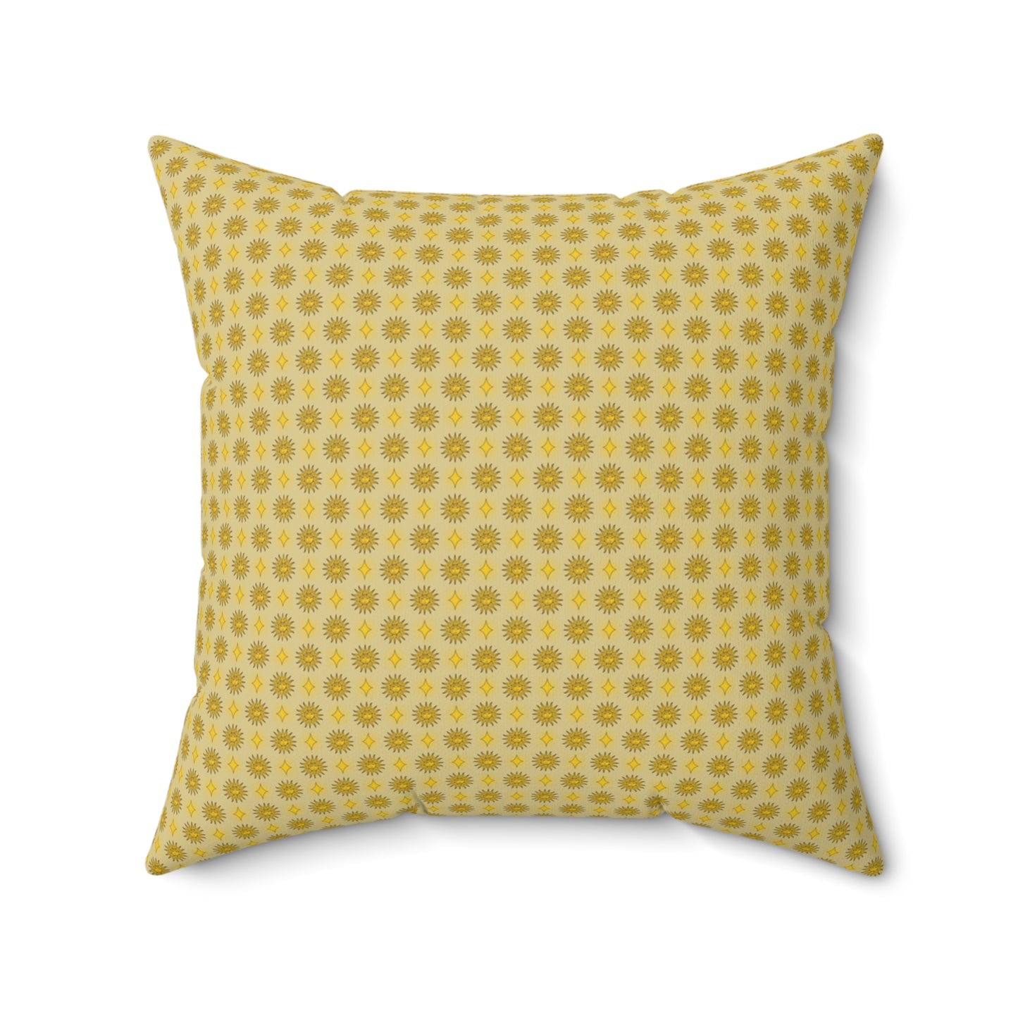 Lemongrass Star-crossed Bodies Faux Suede Square Pillow, 20" x 20"