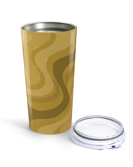 Brown Wavey Tumbler 20oz
