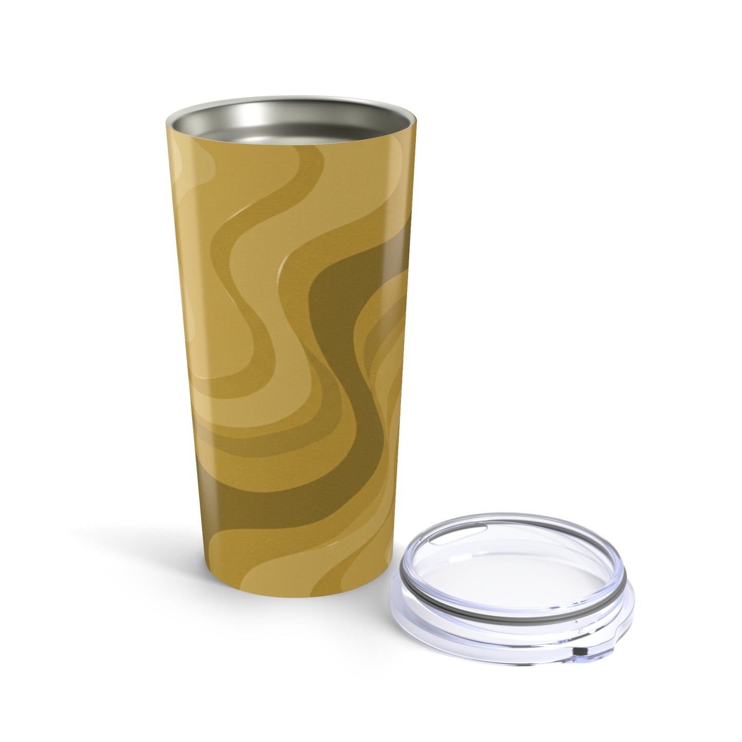 Brown Wavey Tumbler 20oz
