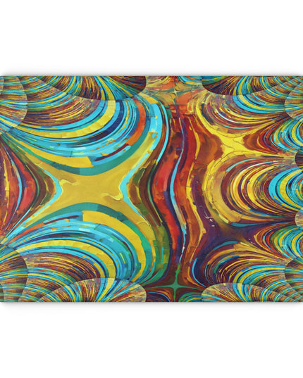 Uzi Spiral Alpha 11" x 15" Glass Cutting Board