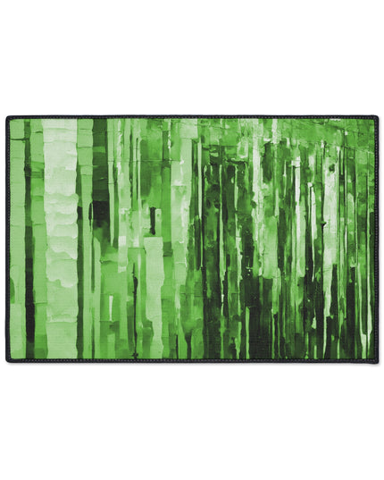 Striped Mint Pastel 18" x 27" Heavy Duty Floor Mat