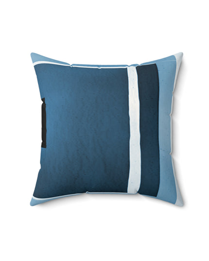 Blue Shadow 16" x 16" Faux Suede Square Pillow