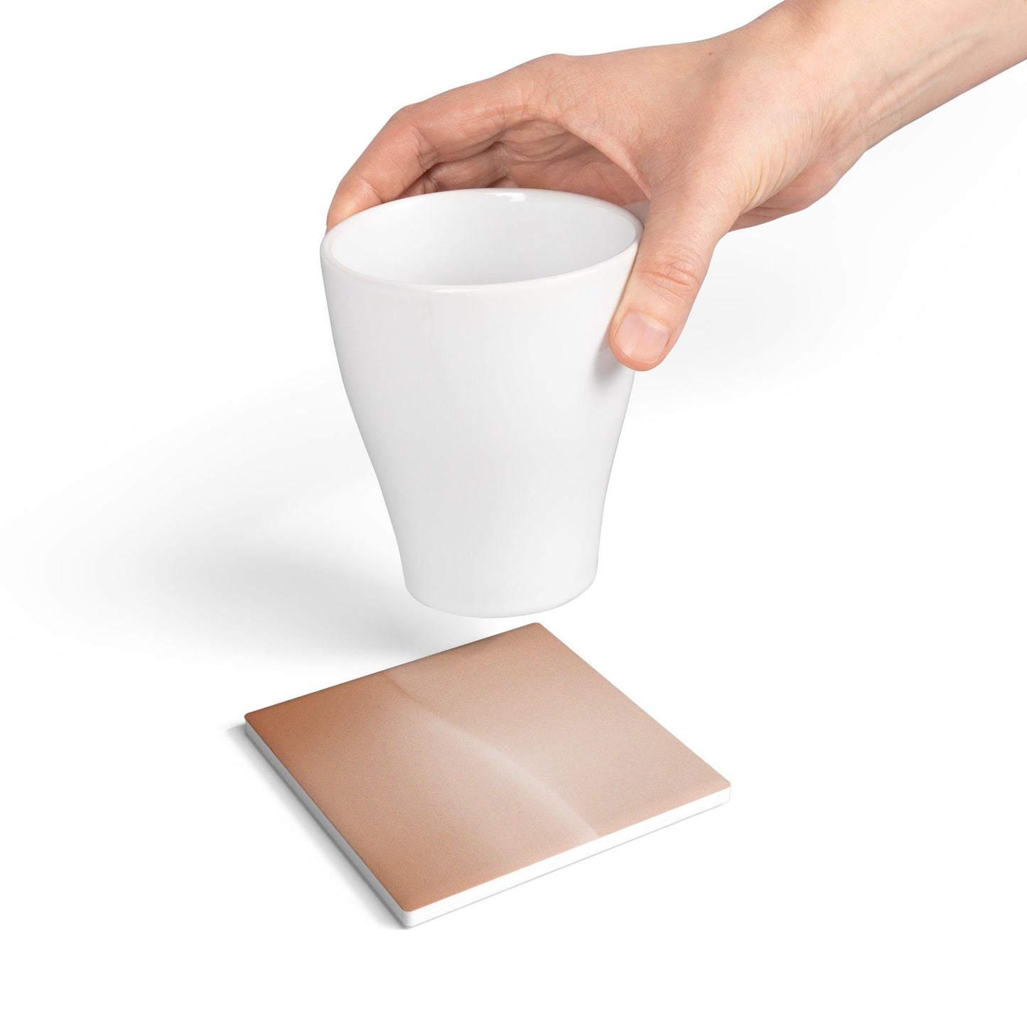 Soft Fade 4" x 4" Square Ceramic Coaster