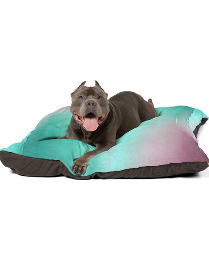 Green Sea Lavender Fog 50" × 40" Pet Bed