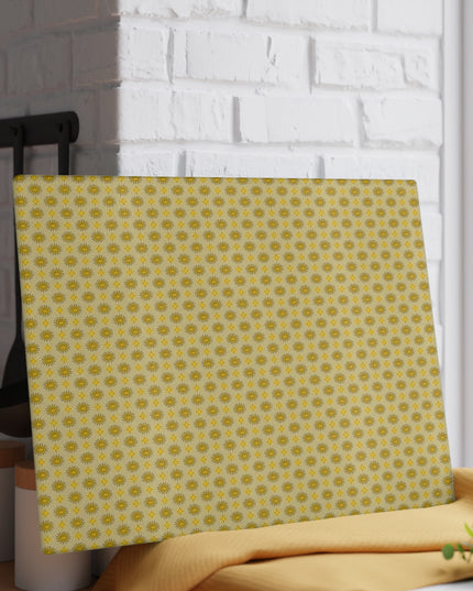 Lemongrass Star-crossed Bodies Glass Cutting Board, 11" x 15"