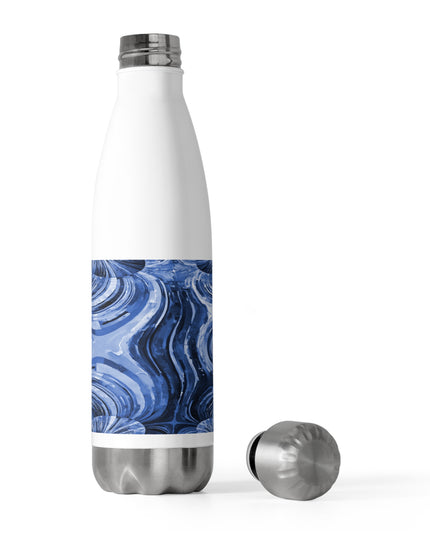 Uzi Spiral Deep Blue 20oz Insulated Water Bottle
