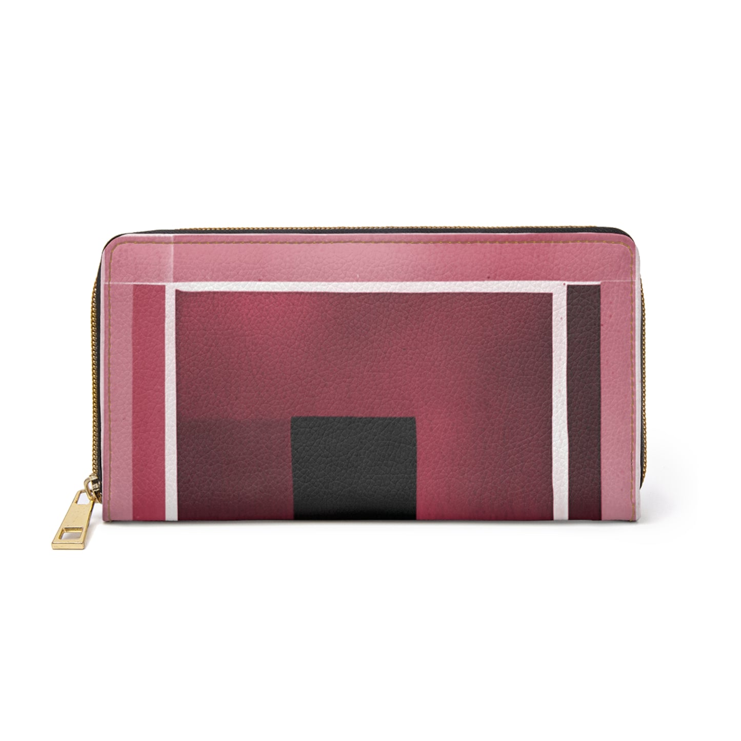 Red Shadow Elegant Abstract Zipper Wallet - Stylish & Functional Accessory for Everyday Use