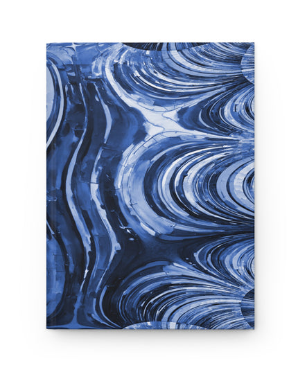 Uzi Spiral Deep Blue 5.75" x 8" Hardcover Journal Matte with 150 lined pages