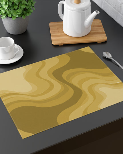 Brown Wavey Placemat, 1 pc