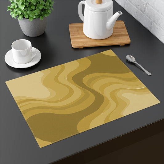 Brown Wavey Placemat, 1 pc