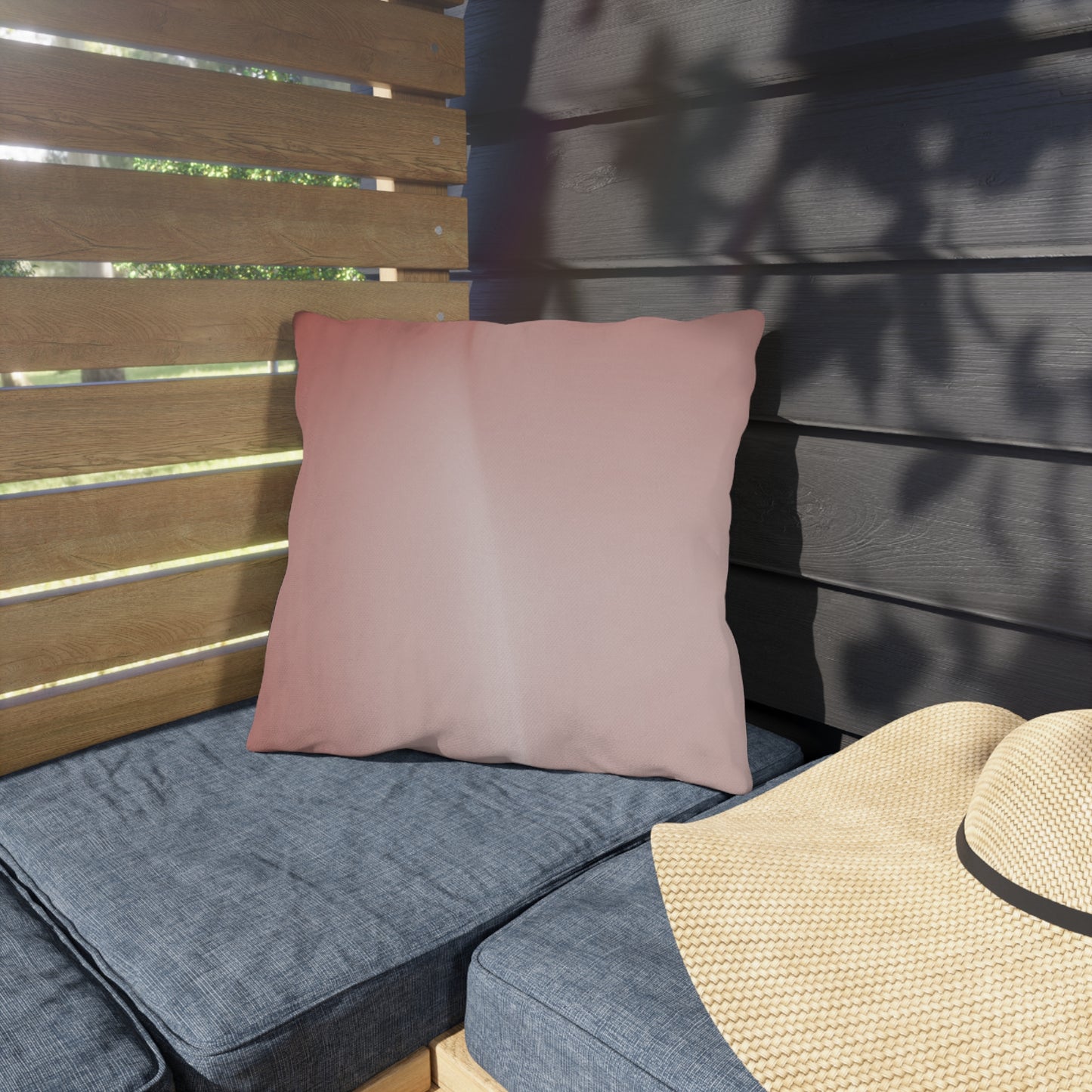 Rose Red Fade 16" x 16" Outdoor Pillow