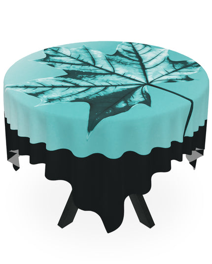 Tif Green Maple Leaf Tablecloth, 55" x 55"