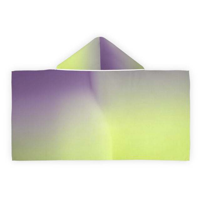 Purple Golden Fade Youth Hooded Towel, 24" x 48"