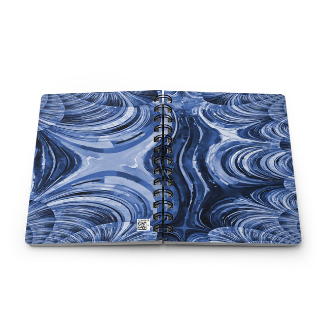 Uzi Spiral Deep Blue Bound Journal, 5" x 7" 150 pages