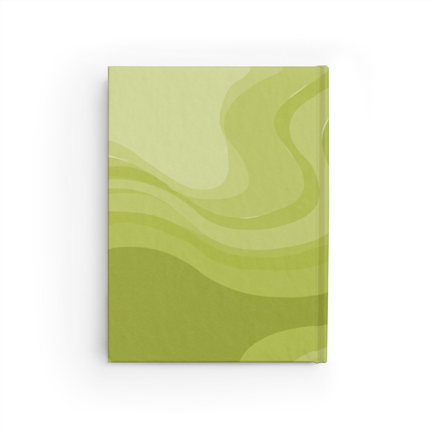 Lemon Wavey 5" x 7" Journal - 128 Ruled Line pages