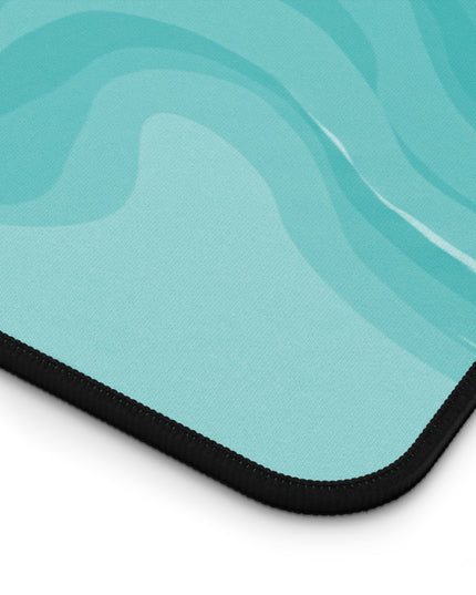 Tif Green Wavey 12" x 18" Desk Mat