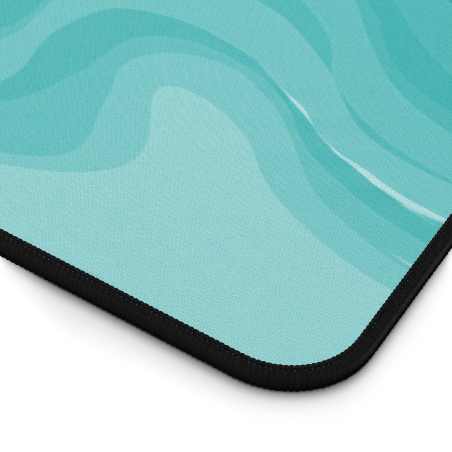Tif Green Wavey 12" x 18" Desk Mat