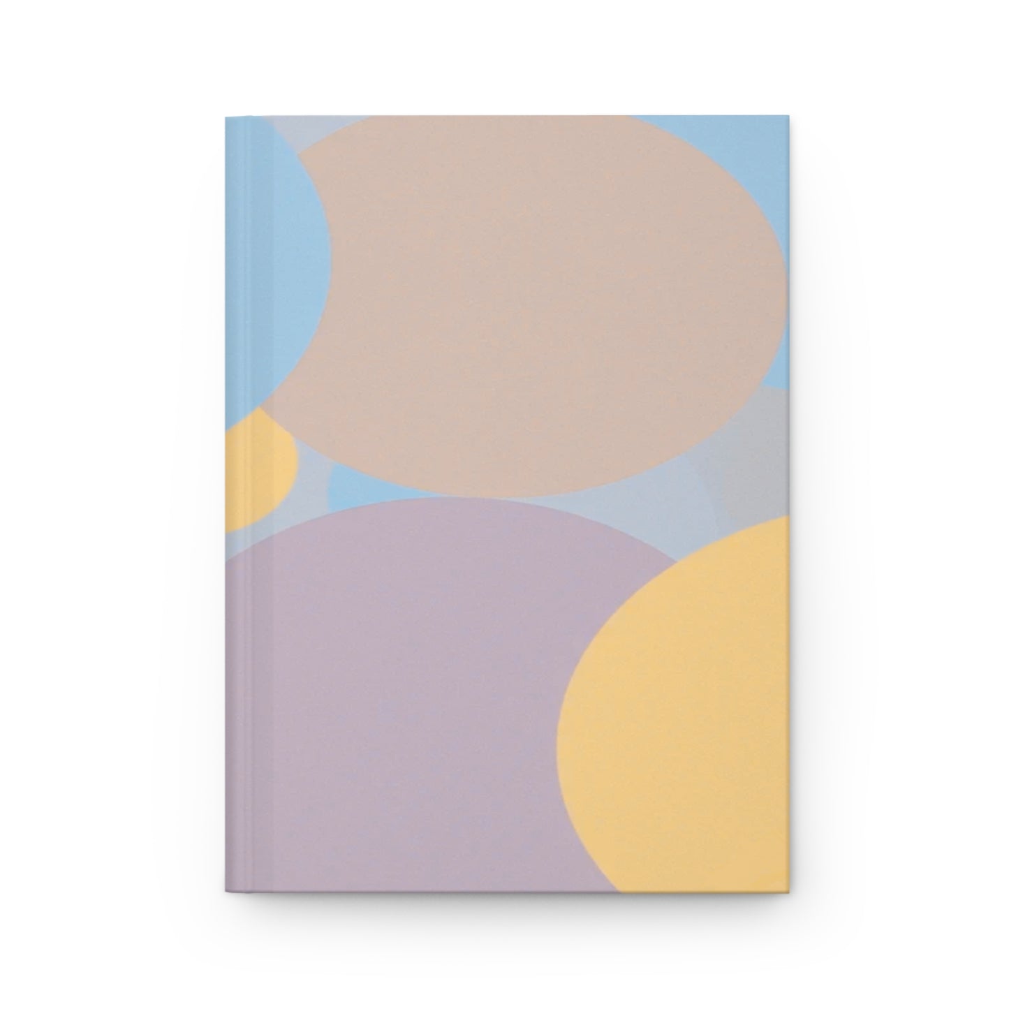 Pastel Baby Blue and Peach Patches 5.75" x 8" Hardcover Journal Matte with 150 lined pages