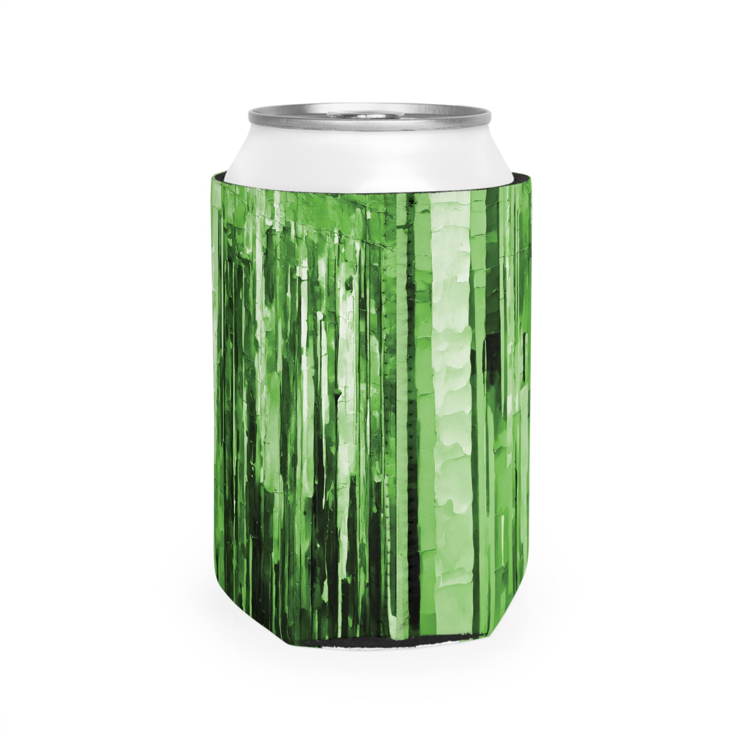 Striped Mint Pastel 12 oz Can Cooler Sleeve