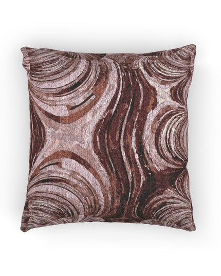 Uzi Spiral Ruby Woven Pillow, 17" x 18"