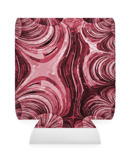 Uzi Spiral Ruby 12 oz Can Cooler Sleeve