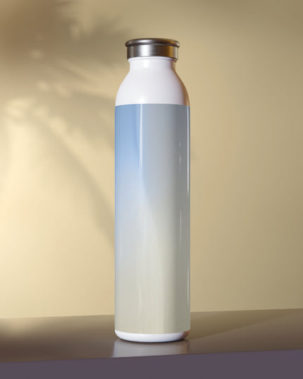 Cobalt Fade Slim Water Bottle, 20 oz White