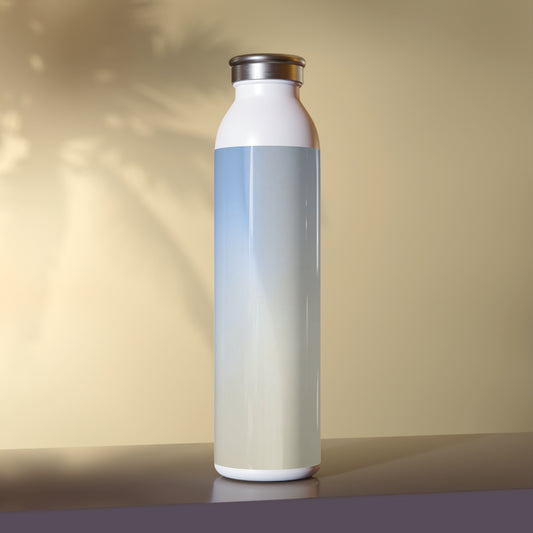 Cobalt Fade Slim Water Bottle, 20 oz White