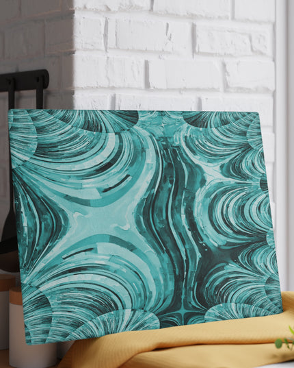 Uzi Spiral Tif 11" x 15" Glass Cutting Board