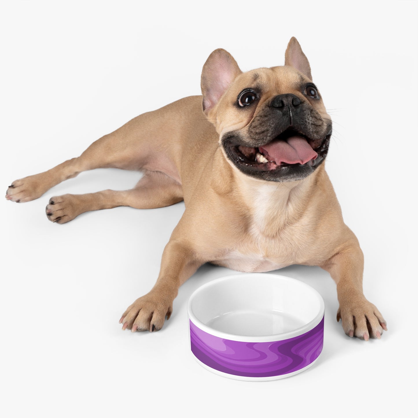 Wavey Purple Wavey 16 oz Pet Bowl