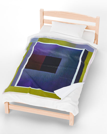 Zeta Shadow Velveteen Plush Blanket, 50" x 60"