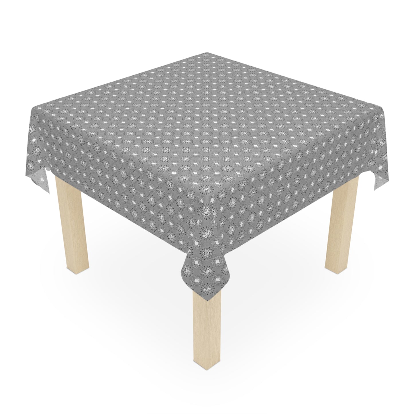 Desaturated Star-crossed Bodies Tablecloth, 55" x 55"